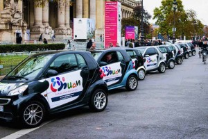 Campagne de publicité sur 200 voitures Smart